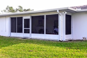 Side View of Accordian Shutters Open