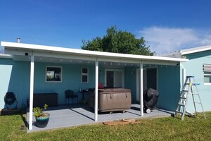 Progress Photo- Patio Cover in Satellite Beach (3 of 4)